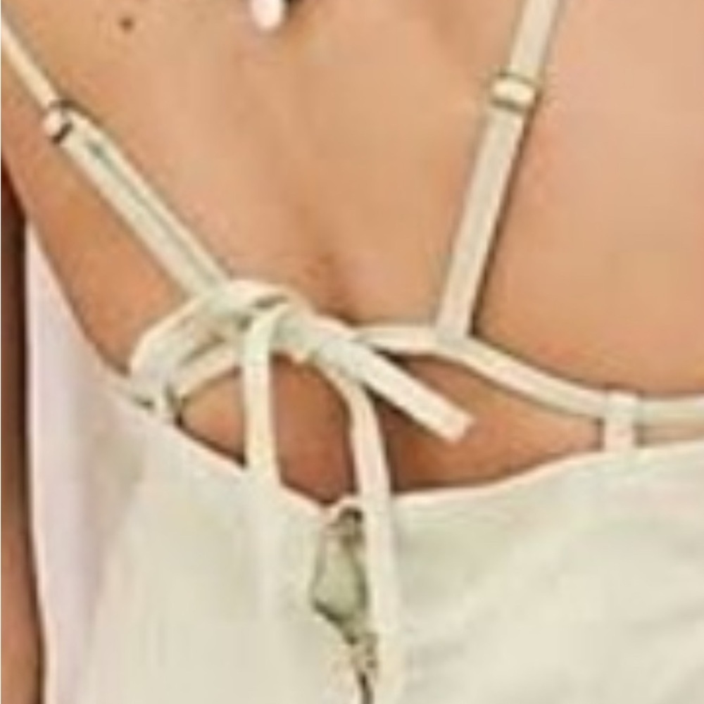NWOT FREE PEOPLE Little Loca Mini Dress In Dunes MSRP $68 sz xs - Picture 3 of 4